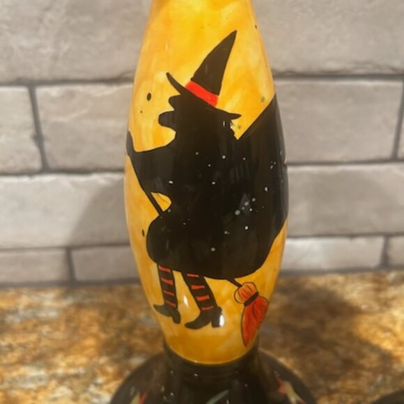 NWT 2 Vintage Susan Winget Halloween Witch Candle Holders Candlestick Holder - Picture 7 of 12